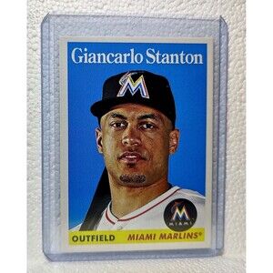 Giancarlo Stanton 2016 Topps MLB #8 Baseball Card Miami Marlins
